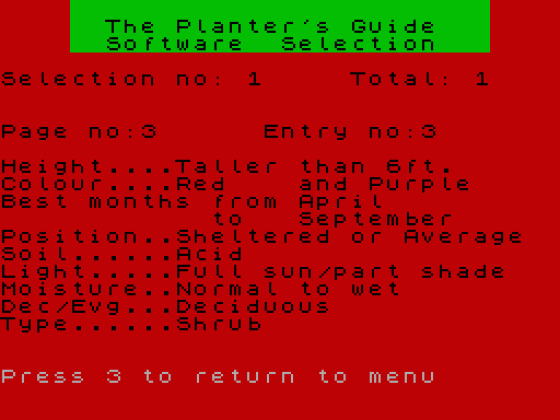 The Planter's Guide