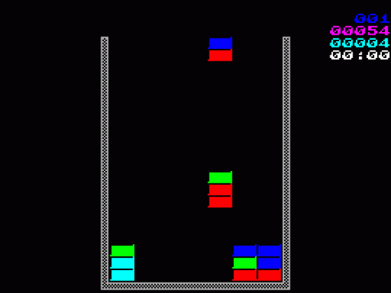 Columns Screenshot 1 (Spectrum 48K)