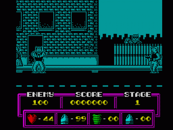 Los Angeles Police Department Screenshot 1 (Spectrum 48K)