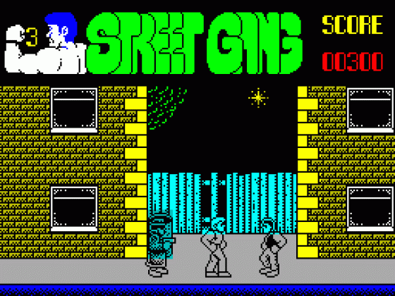 Street Gang Screenshot 1 (Spectrum 48K/128K)