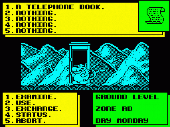 Thing! Screenshot 10 (Spectrum 48K/128K/+2/+3)