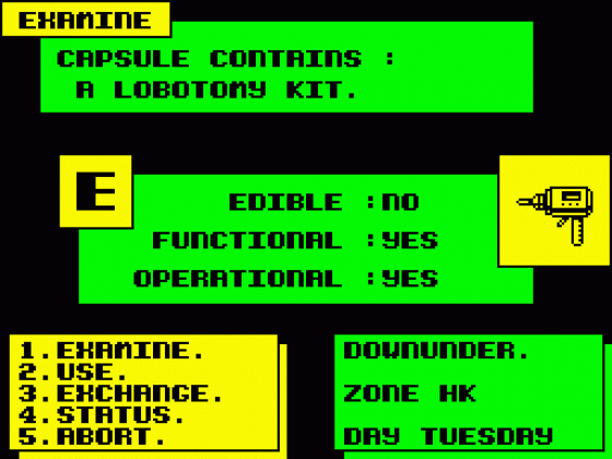 Thing! Screenshot 19 (Spectrum 48K/128K/+2/+3)