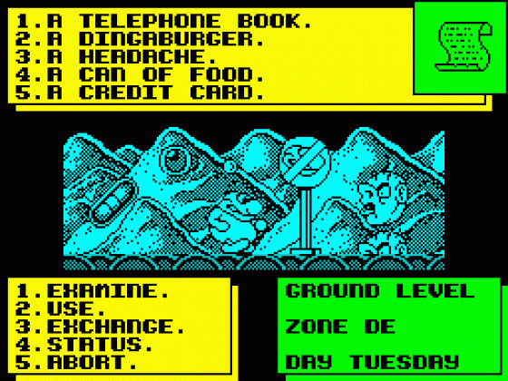 Thing! Screenshot 20 (Spectrum 48K/128K/+2/+3)