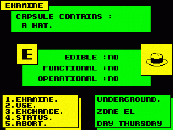 Thing! Screenshot 25 (Spectrum 48K/128K/+2/+3)