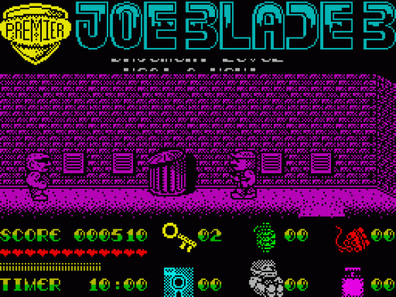 Joe Blade III Screenshot 20 (Spectrum 48K/128K)