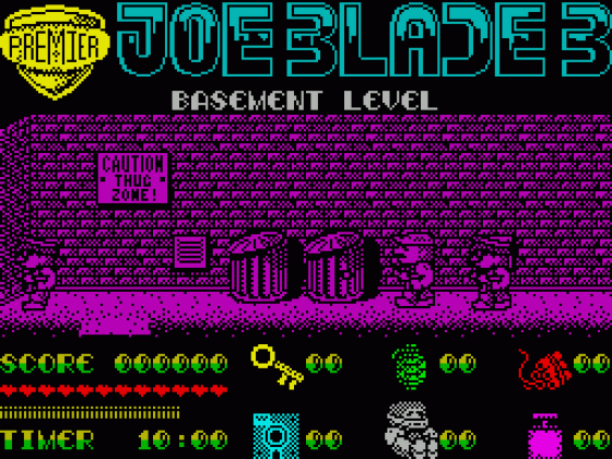 Joe Blade III Screenshot 34 (Spectrum 48K/128K)