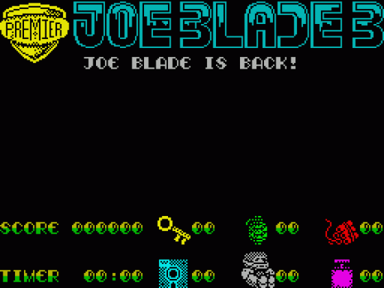 Joe Blade III Screenshot 40 (Spectrum 48K/128K)