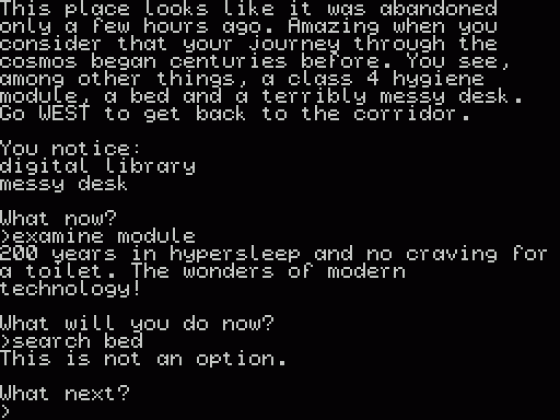 Hibernated I: This Place Is Death Screenshot 7 (Spectrum 48K)