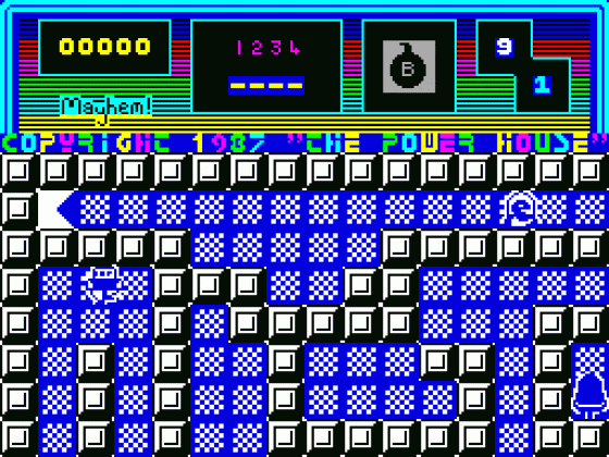 Mayhem Screenshot 1 (Spectrum 48K)