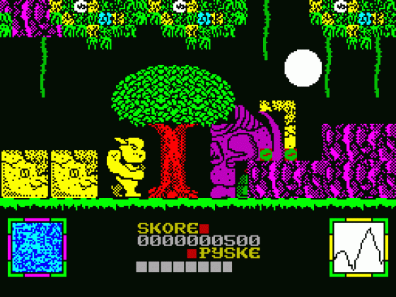 Monster Munch Screenshot 1 (Spectrum 48K)