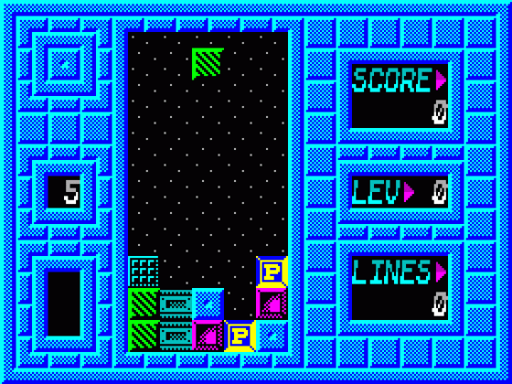 Petris Screenshot 1 (Spectrum 48K)