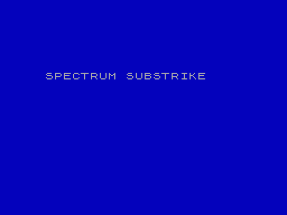 Submarine Strike
