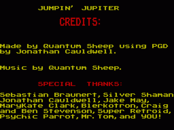 Jumpin' Jupiter Screenshot 10 (Spectrum 48K/128K)