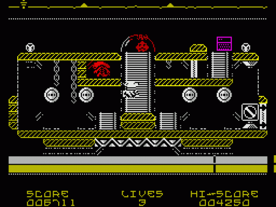 Last Train To Tranz-Central Part 1 Screenshot 23 (Spectrum 48K/128K/+2/+3)