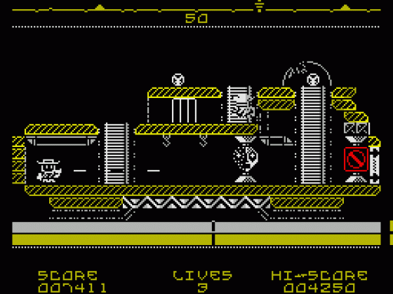 Last Train To Tranz-Central Part 1 Screenshot 24 (Spectrum 48K/128K/+2/+3)