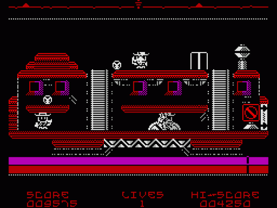 Last Train To Tranz-Central Part 1 Screenshot 29 (Spectrum 48K/128K/+2/+3)