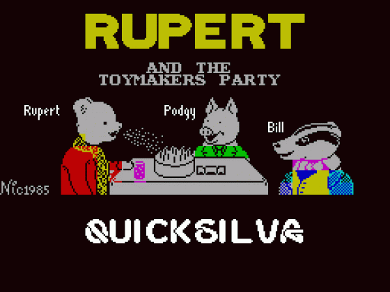 Rupert And The Toymaker's Party