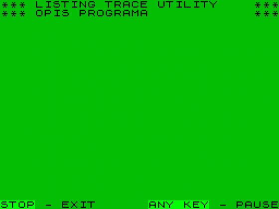 ZX Spectrum Tracer Screenshot