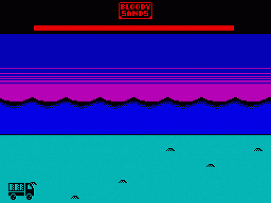 Bloody Sands Screenshot 8 (Spectrum 48K/128K/+2/+3)