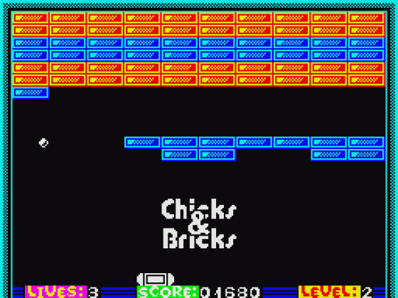 Chicks & Bricks Screenshot 10 (Spectrum 48K/128K/+2/+3)