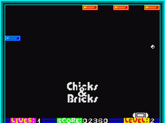 Chicks & Bricks Screenshot 12 (Spectrum 48K/128K/+2/+3)