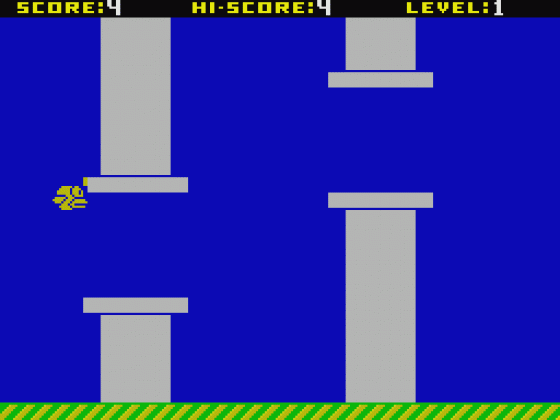 Flappy Bird ZX Screenshot 8 (Spectrum 48K/128K/+2/+3)