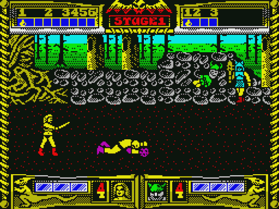 Golden Axe 2015 MOD Screenshot 9 (Spectrum 48K/128K/+2/+3)