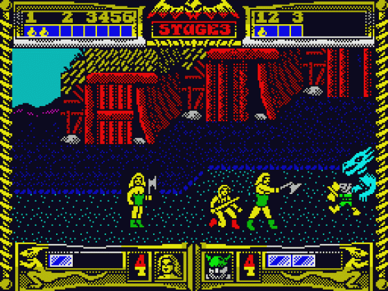 Golden Axe 2015 MOD Screenshot 18 (Spectrum 48K/128K/+2/+3)