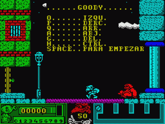 Goody 2012 MOD Screenshot 10 (Spectrum 48K/128K/+2/+3)