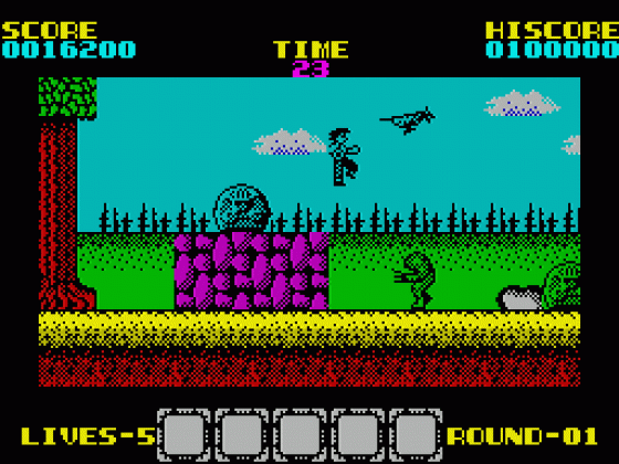 Rygur Screenshot 7 (Spectrum 48K/128K/+2/+3)