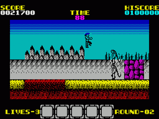 Rygur Screenshot 25 (Spectrum 48K/128K/+2/+3)