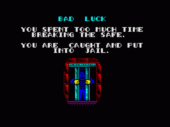 Safecracker Screenshot 6 (Spectrum 48K/128K/+2/+3)