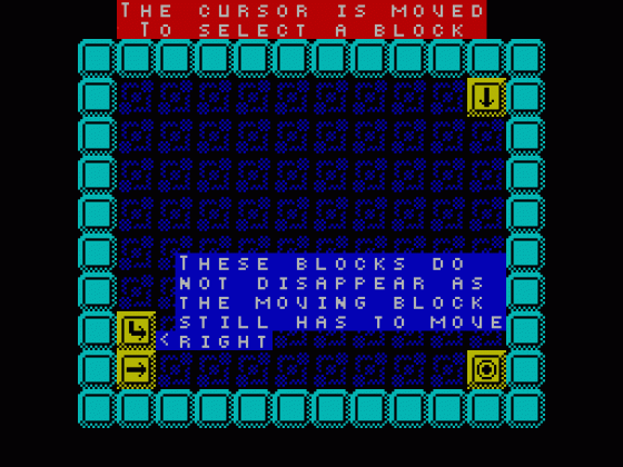 Blockz Screenshot 16 (Spectrum 48K/128K/+2/+3)