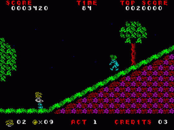 Invasion Of The Zombie Monsters Screenshot 5 (Spectrum 48K/128K)