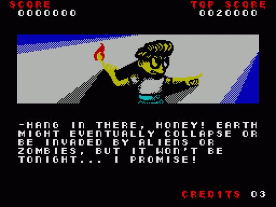 Invasion Of The Zombie Monsters Screenshot 16 (Spectrum 48K/128K)