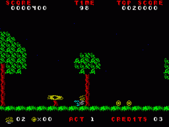 Invasion Of The Zombie Monsters Screenshot 21 (Spectrum 48K/128K)