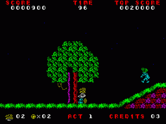 Invasion Of The Zombie Monsters Screenshot 23 (Spectrum 48K/128K)