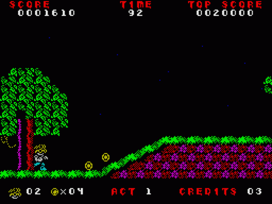 Invasion Of The Zombie Monsters Screenshot 27 (Spectrum 48K/128K)