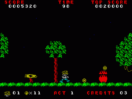 Invasion Of The Zombie Monsters Screenshot 40 (Spectrum 48K/128K)