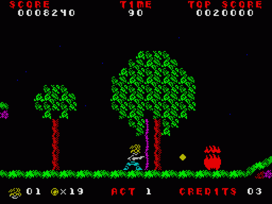 Invasion Of The Zombie Monsters Screenshot 48 (Spectrum 48K/128K)