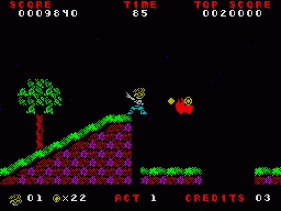 Invasion Of The Zombie Monsters Screenshot 52 (Spectrum 48K/128K)