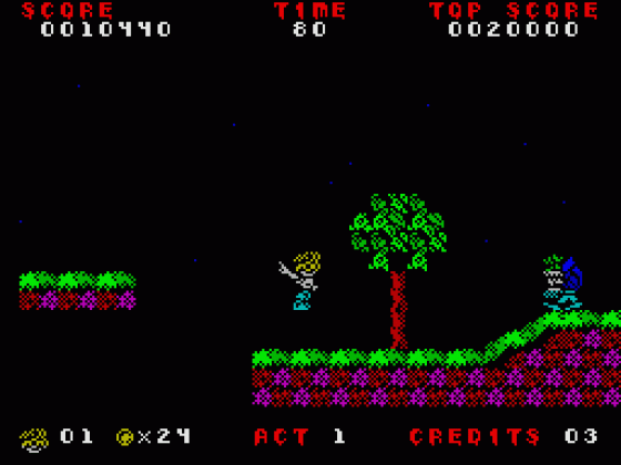 Invasion Of The Zombie Monsters Screenshot 56 (Spectrum 48K/128K)