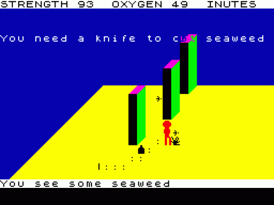 Devils of The Deep Screenshot 1 (Spectrum 48K)