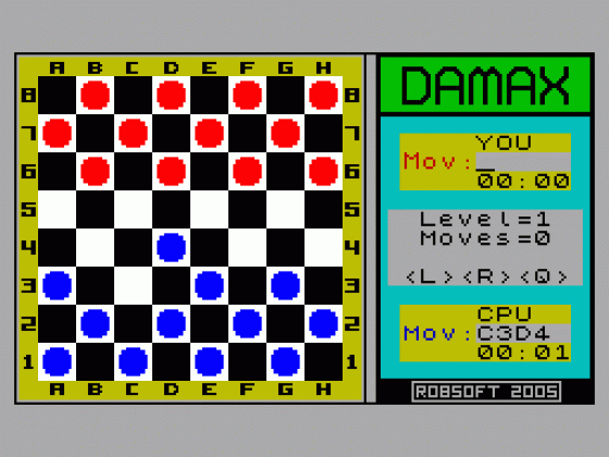 Damax Screenshot 1 (Spectrum 48K)