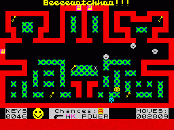 Beatcha Screenshot 1 (Spectrum 48K)