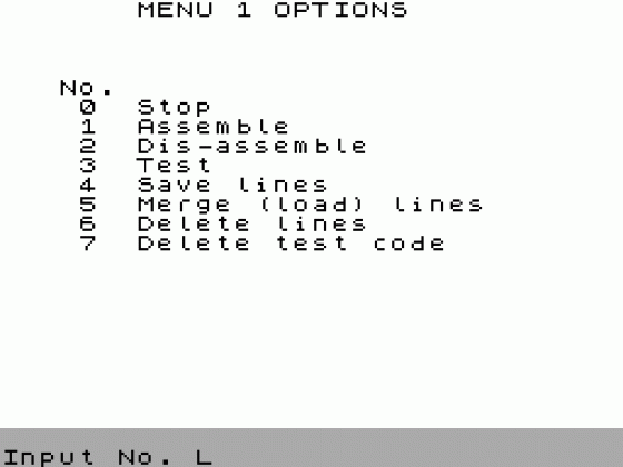 Assembler and Machine Code Debugger