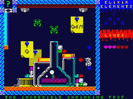 The Incredible Shrinking Professor Screenshot 8 (Spectrum 48K/128K)