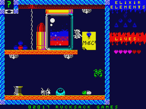 The Incredible Shrinking Professor Screenshot 12 (Spectrum 48K/128K)