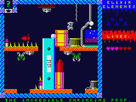 The Incredible Shrinking Professor Screenshot 13 (Spectrum 48K/128K)