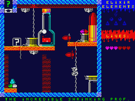 The Incredible Shrinking Professor Screenshot 14 (Spectrum 48K/128K)